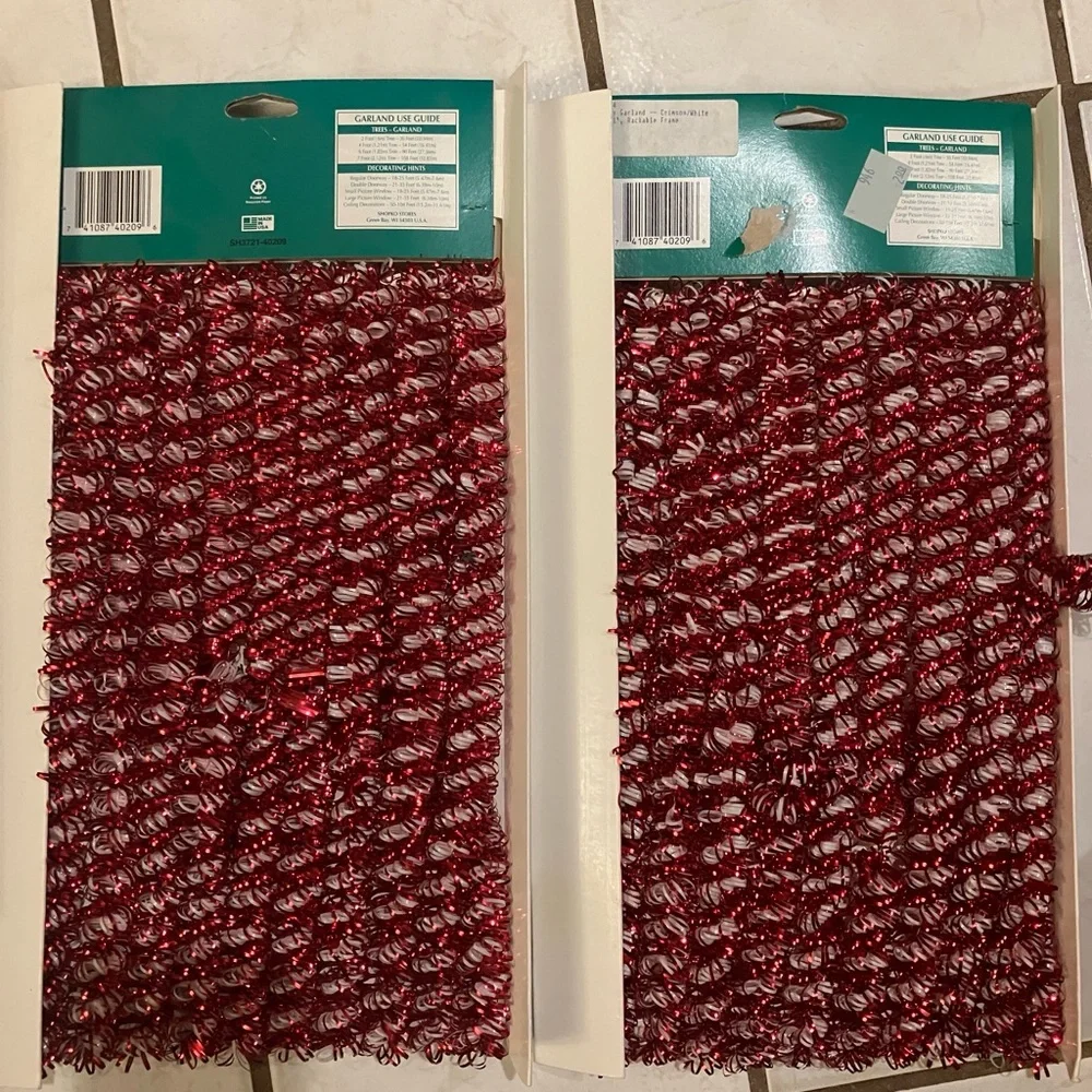 Vintage Christmas garland